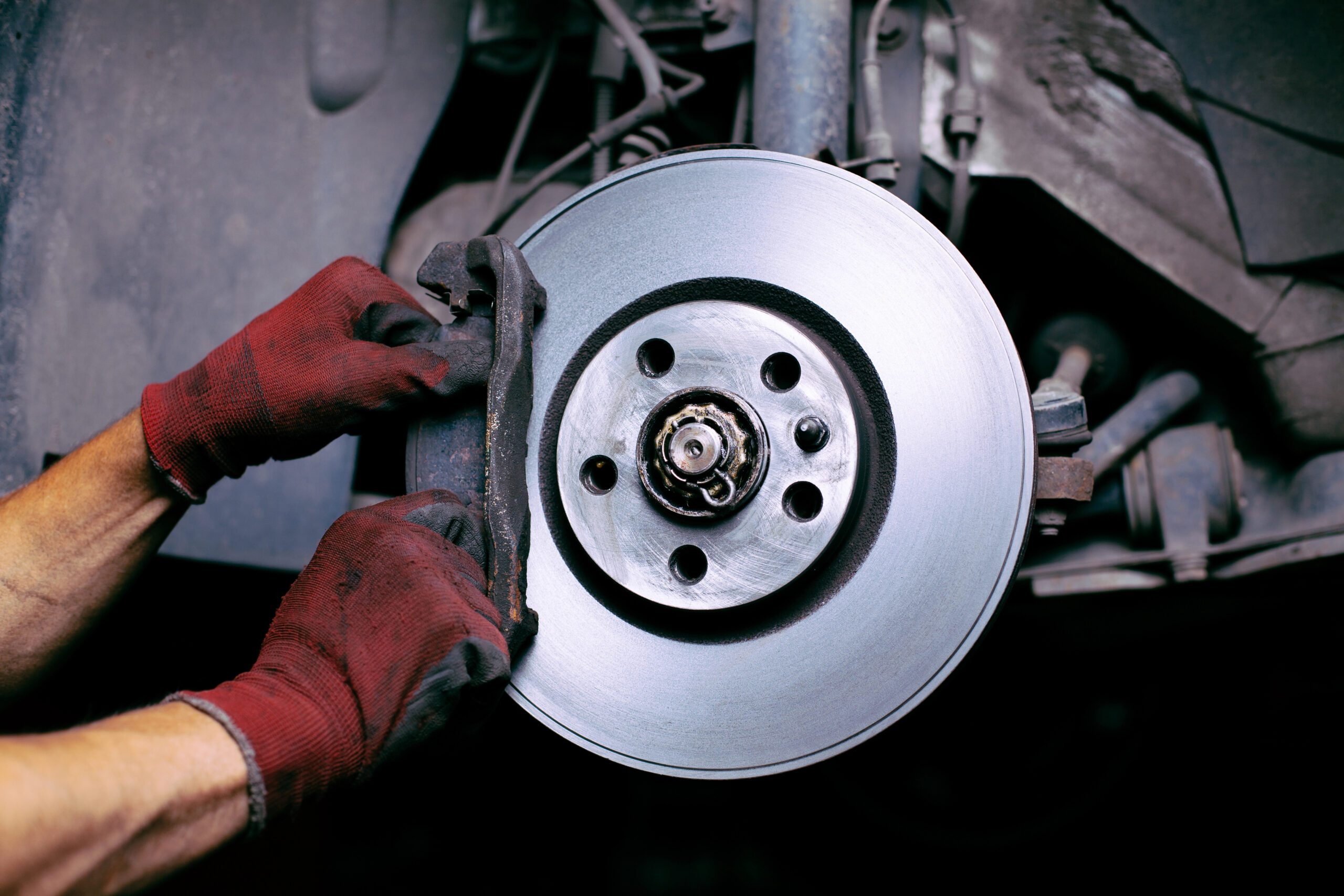 Replacing brake pads